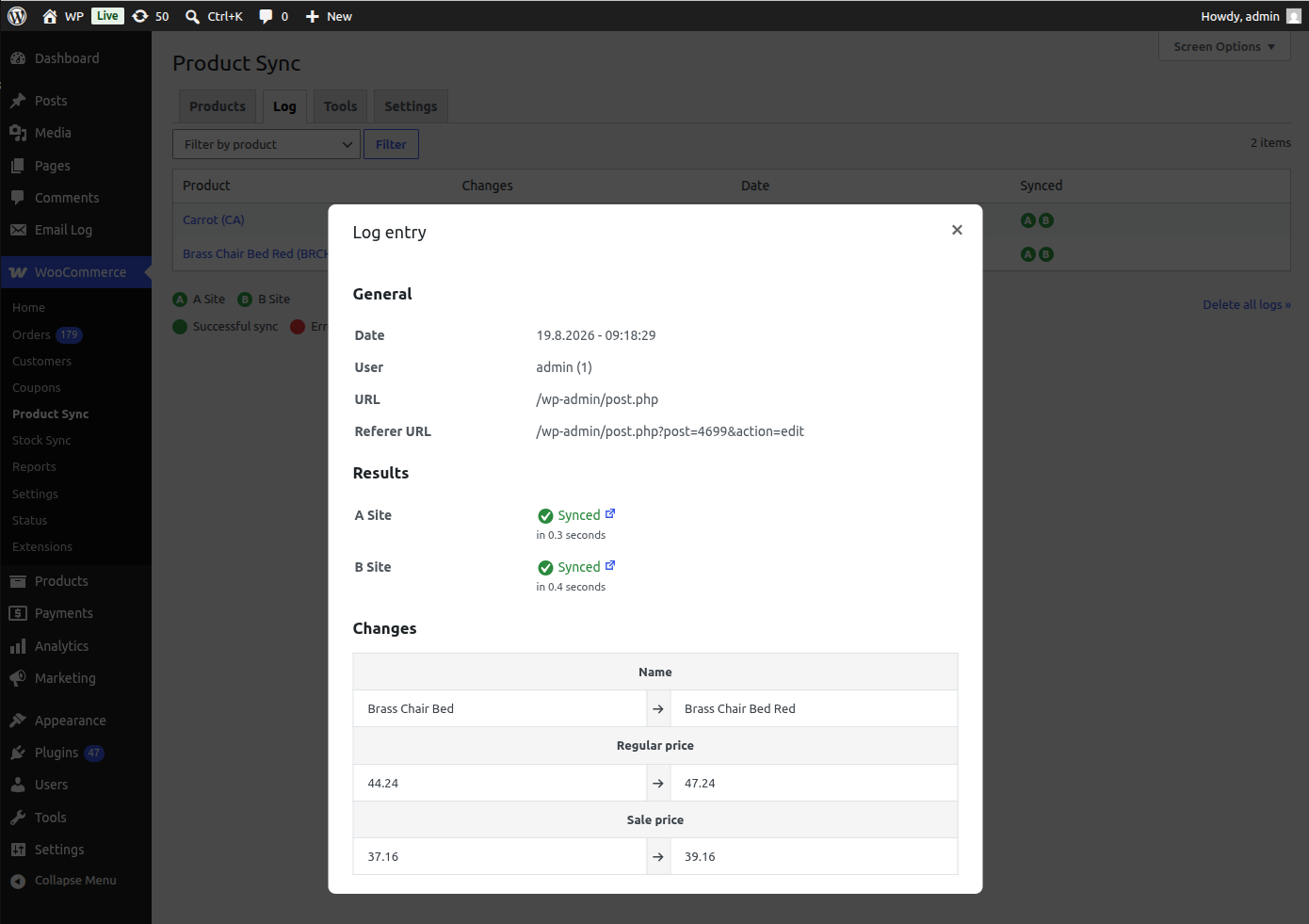 woocommerce-product-sync-log-entry